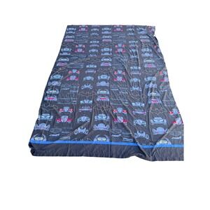 Batman DC Comics Twin Flat Sheet Black Batmobiles Throughout the Years Franco